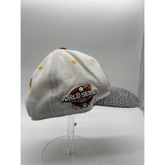 Los Angels Angels 2002 World Series Snapback Hat Embroidered Elephant Print Brim - Picture 2 of 9